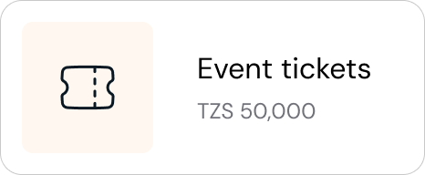 Event tickets